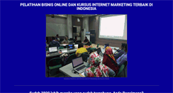 Desktop Screenshot of kursusinternetmarketingindonesia.com